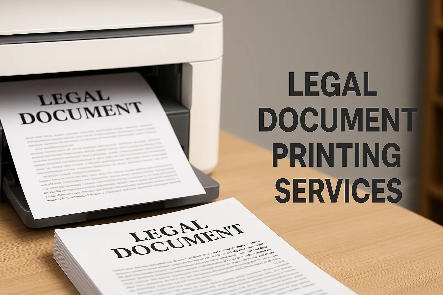 Legal document printing services in Minneapolis for law firms, attorneys, and court filings