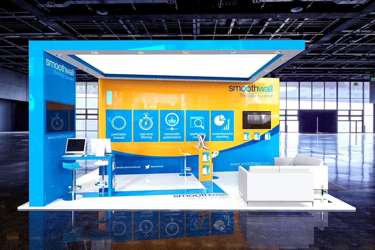 High-resolution event banners and booth signs crafted by MSE Printing