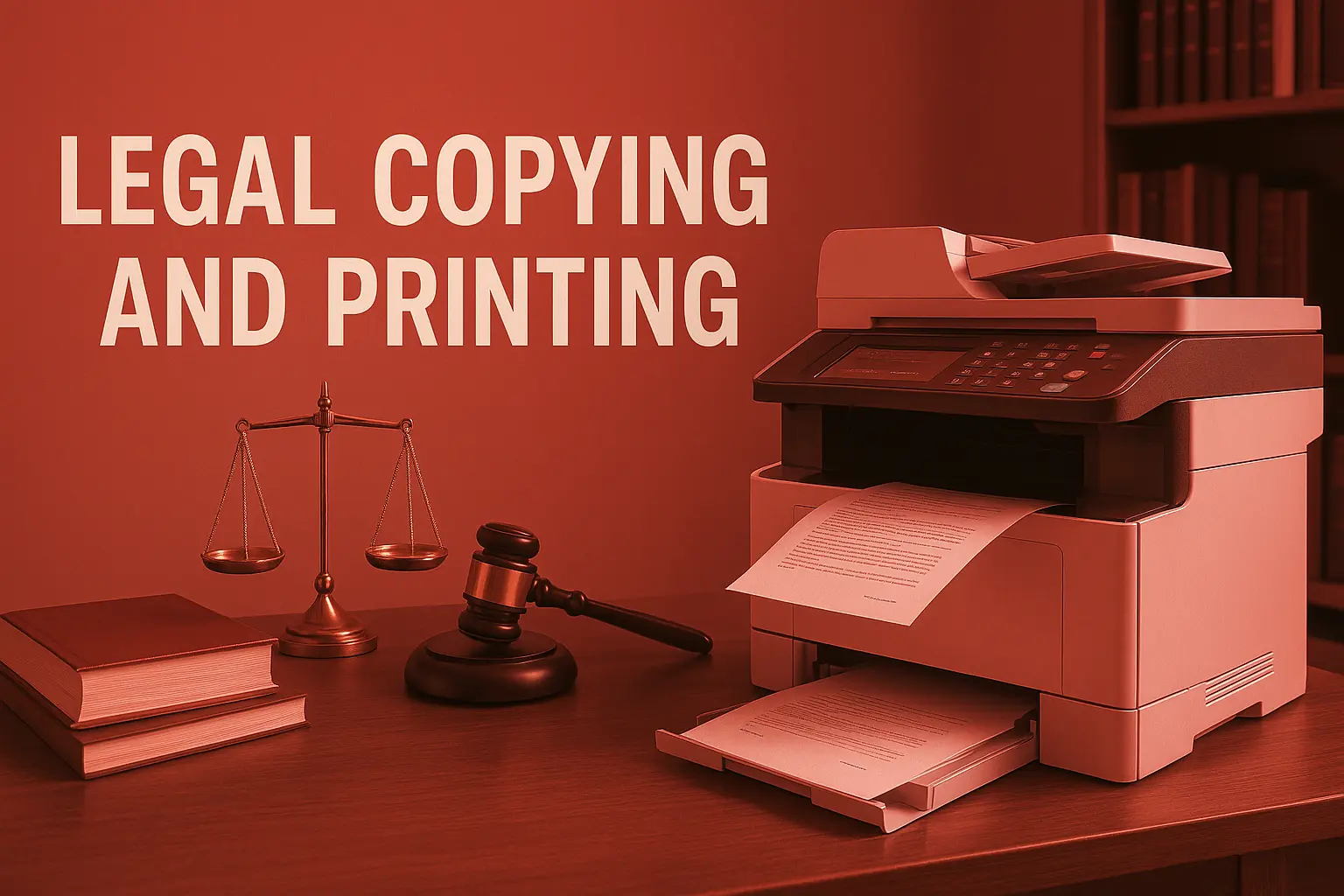 Secure and accurate legal copying services by MSE Printing for law firms and legal professionals