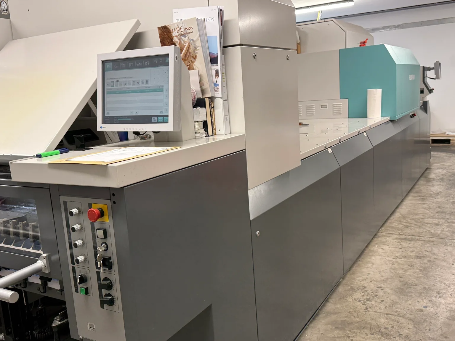 Fujifilm J Press digital printing equipment personally viewed at Park Print in Dublin